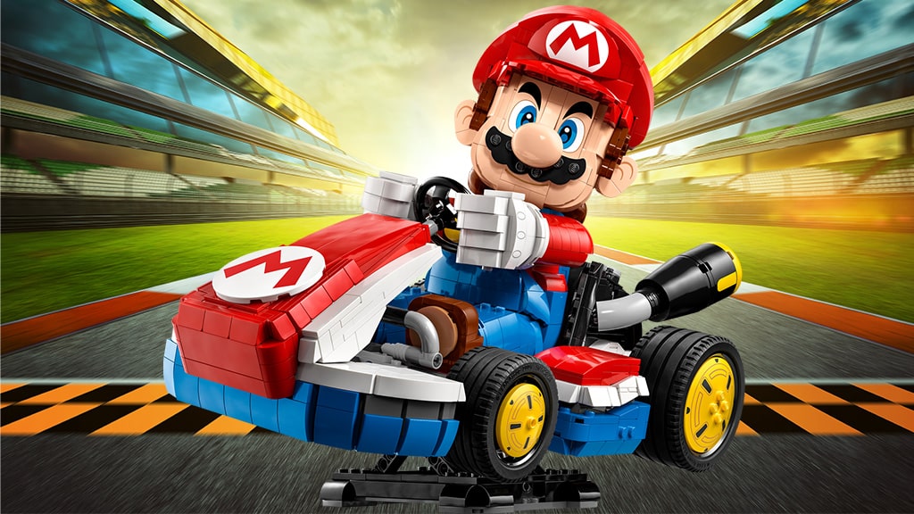 Obitelji mogu izgraditi Maria i njegov gokart s novim LEGO setom.