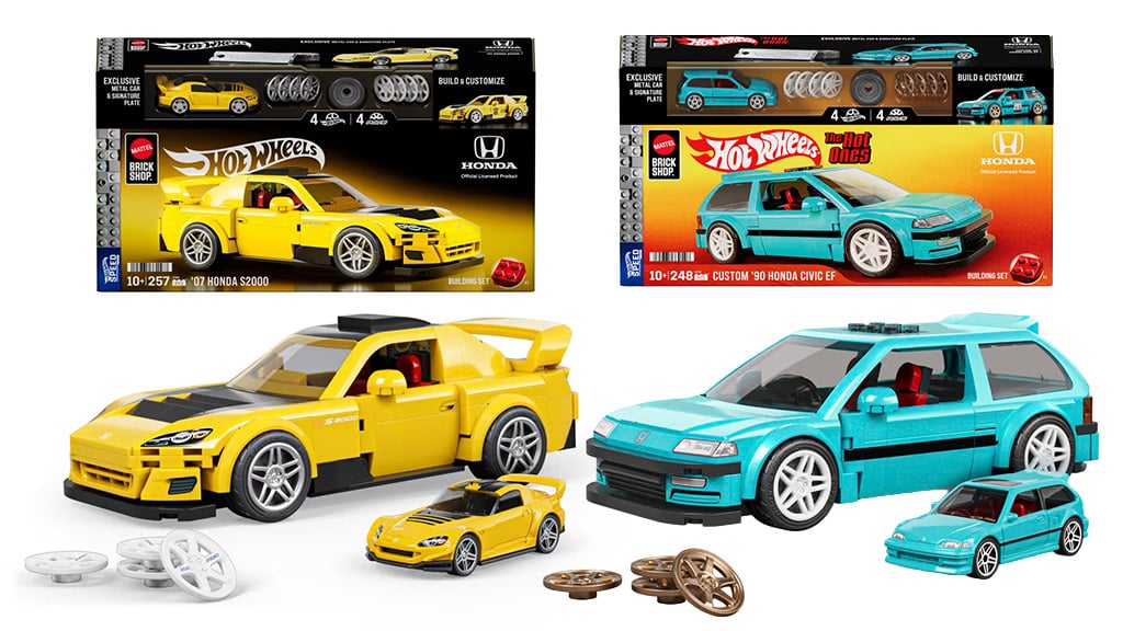 Honde dolaze ravno u Mattel Brick Shop garažu