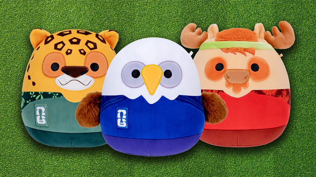 Jazwares FIFA 2026 Svjetskog prvenstva Squishmallows plišanci su stvarno cool
