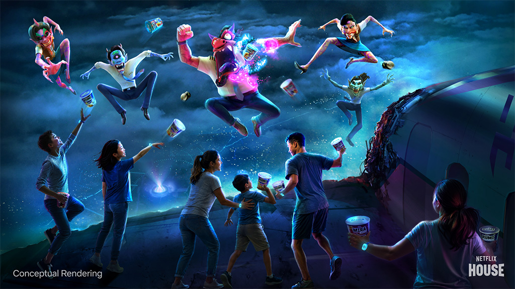 Kuća Netflixa obasjana je zlatom uz interaktivno iskustvo K-Pop Demon Lovaca