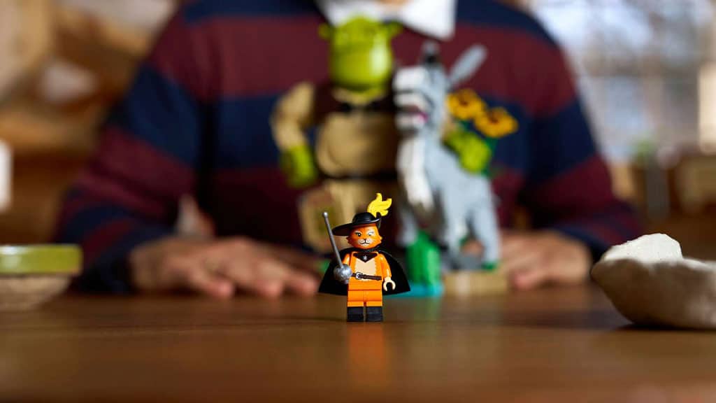LEGO Ideas Shrek, Donkey i Puss in Boots set