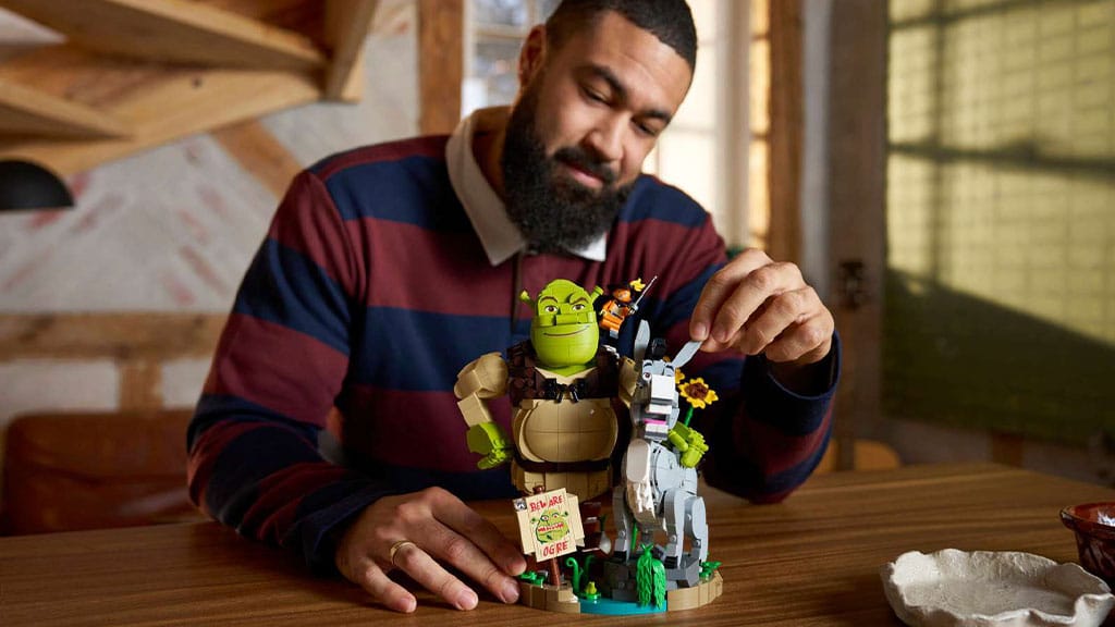 LEGO Ideas Shrek, Donkey i Puss in Boots set