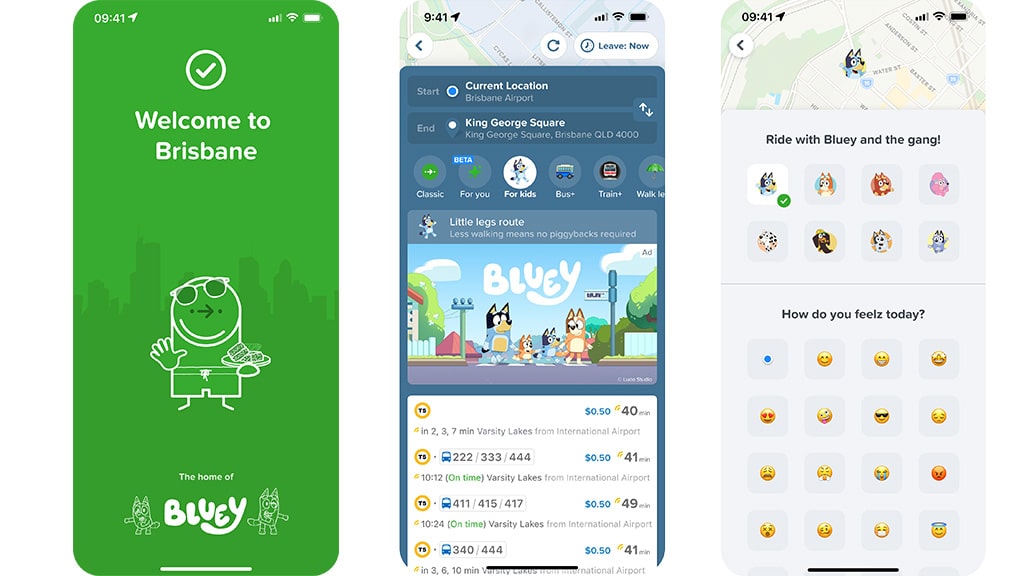 Putuj s Bluey u stvarnom životu s novom funkcijom Citymapper za djecu