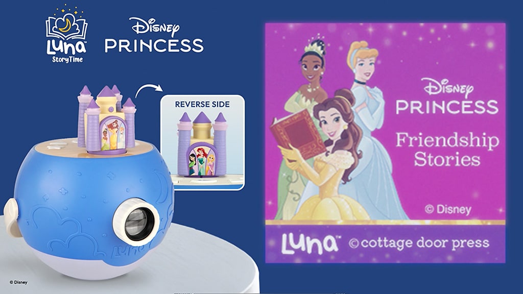Doživi čaroliju Disney princeza s novom Luna pričom projektor figuricom!