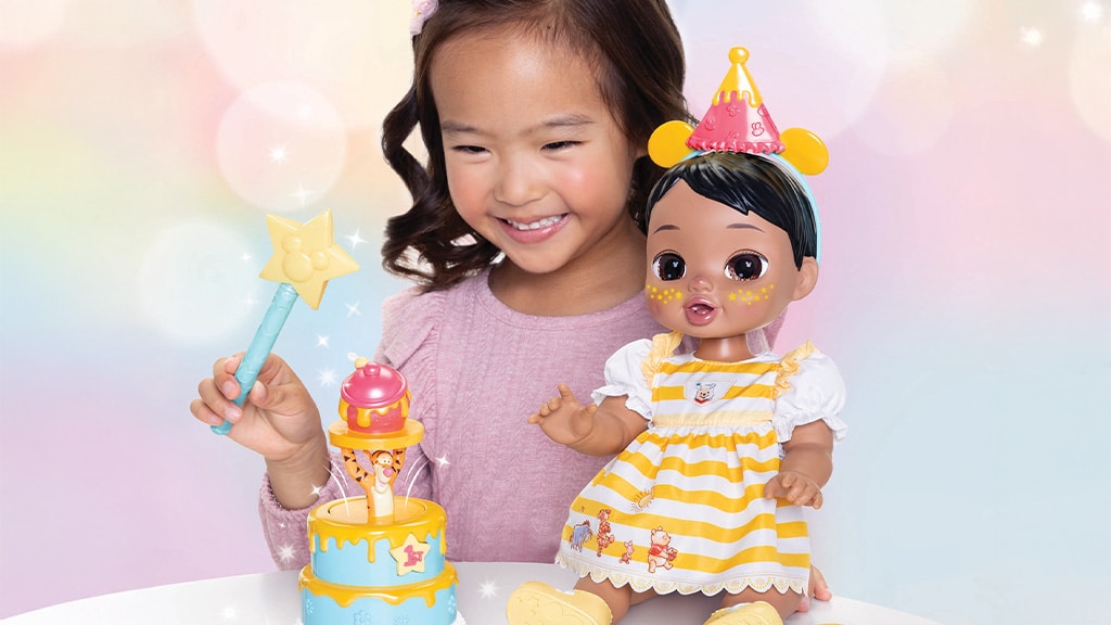 JAKKS Pacific Disney Darlings Čarobna rođendanska iznenađenja Winnie the Pooh
