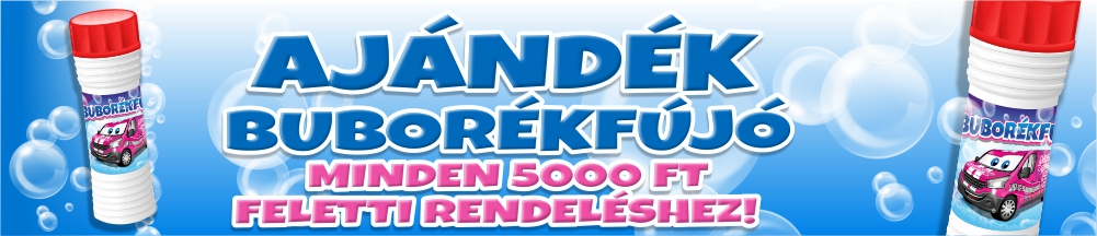 Poklon mjenjač mjehurića za sve narudžbe iznad 5000 Ft!
