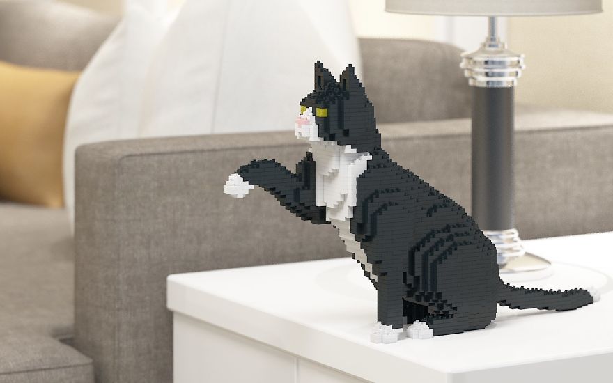 Nova ljubimac ludost: LEGO mačke u svim količinama.