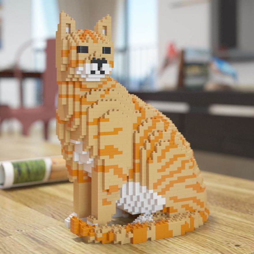 Nova ljubimac ludost: LEGO mačke u svim količinama.