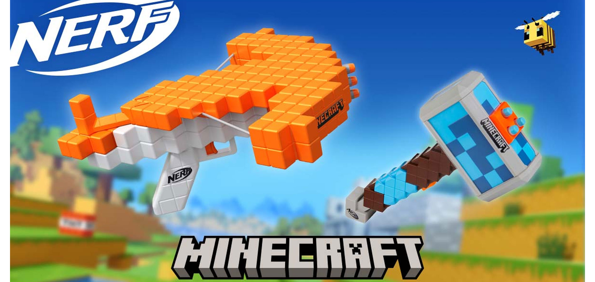 Hasbro predstavlja Minecraft Nerf oružje
