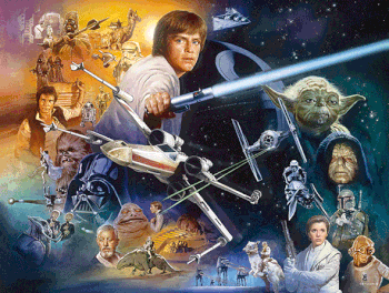 Kidicraft Star Wars puzzle s Prime 3D vizualizacijom