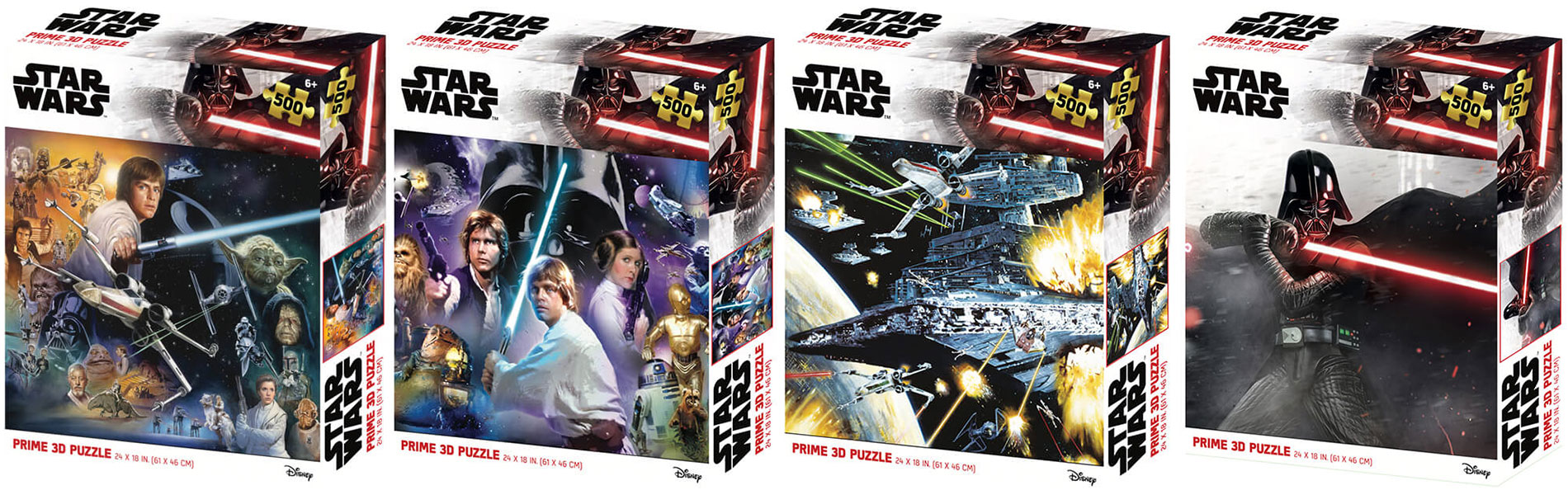 Kidicraft Star Wars puzzle s Prime 3D vizualizacijom