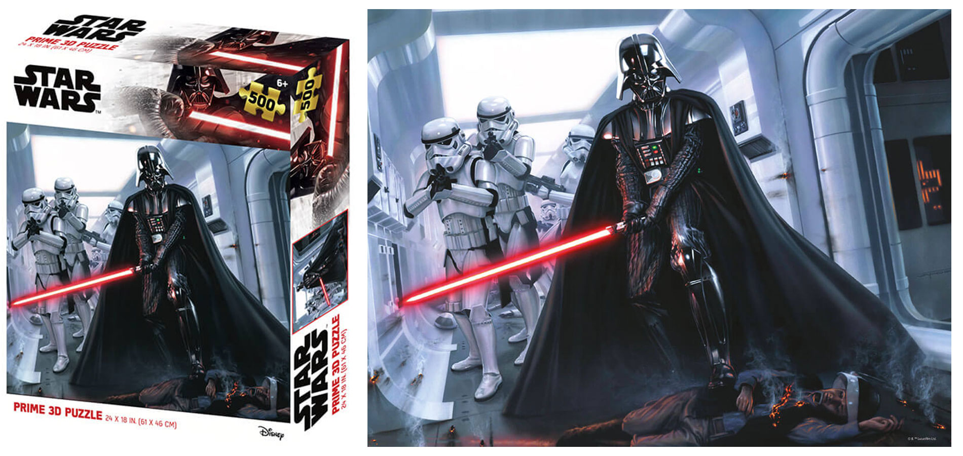 Kidicraft Star Wars puzzle s Prime 3D vizualizacijom
