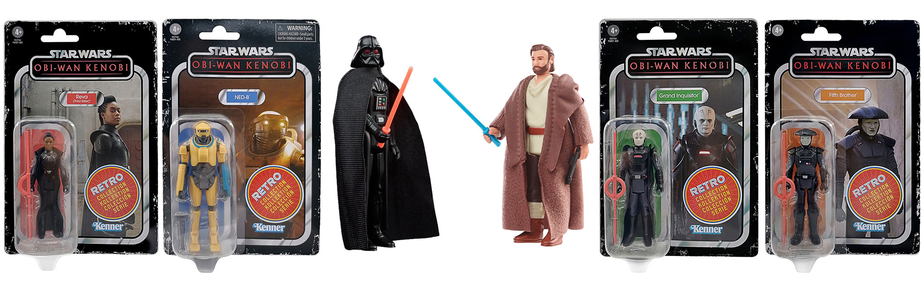 Likovi iz serije Obi-Wan Kenobi dolaze u retro izdanju na police trgovina