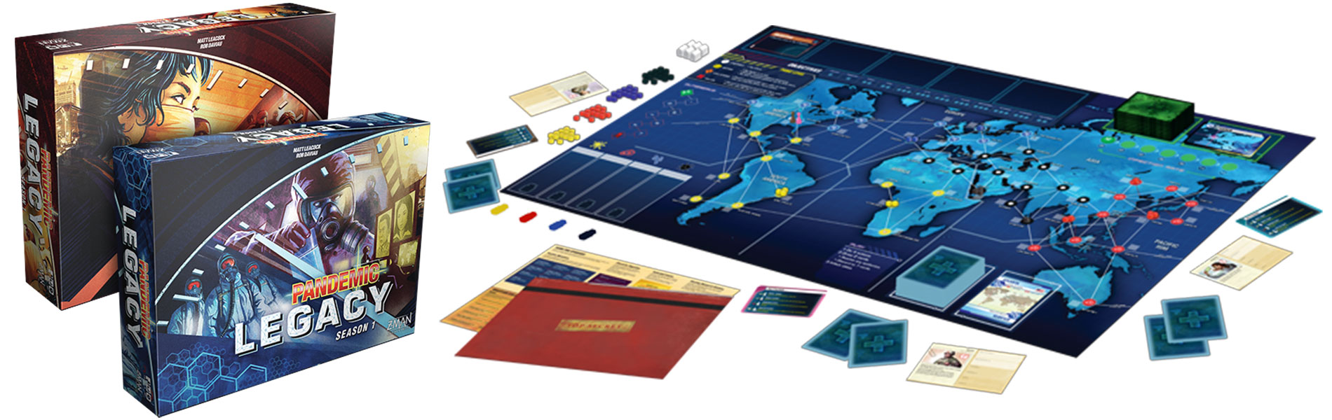 Top 10 društvenih igara – 2. mjesto Pandemic: Legacy - 1. sezona