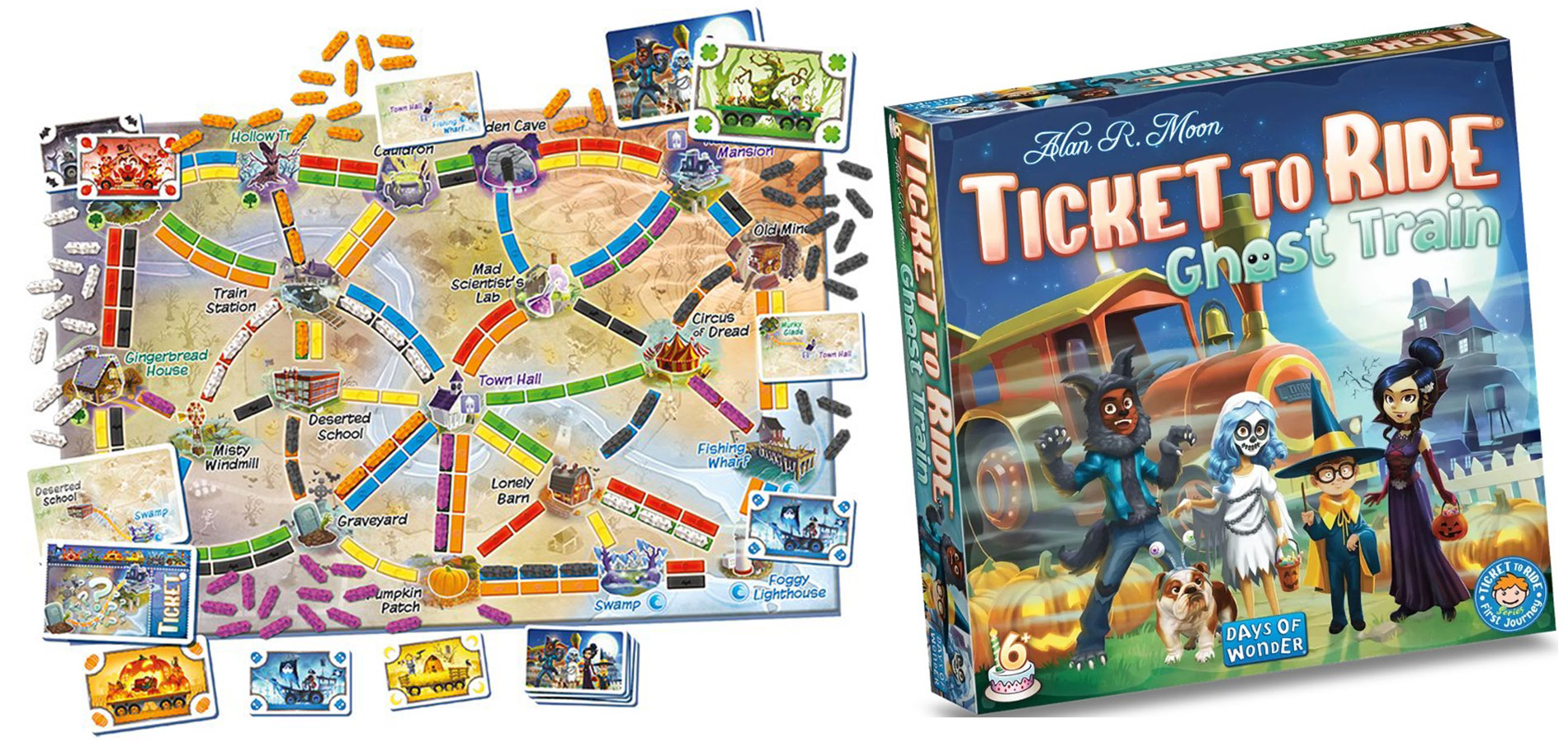 Asmodee predstavlja igru Ticket to Ride: Ghost Train