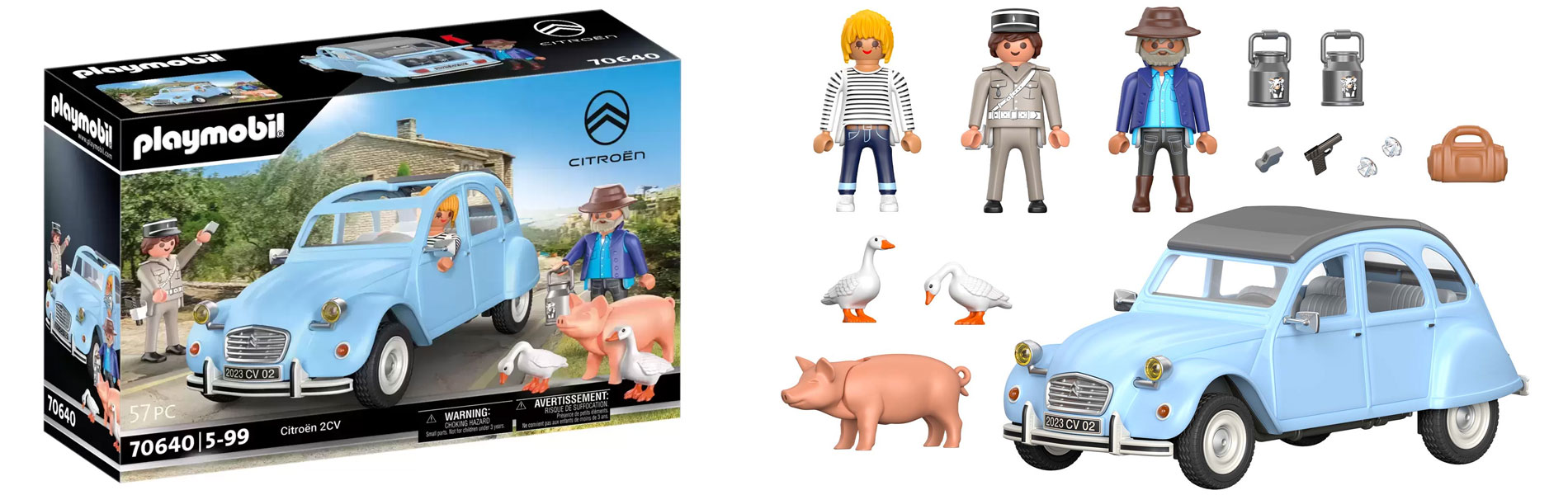 Playmobil predstavlja kultnu klasičnu Citroën 2CV