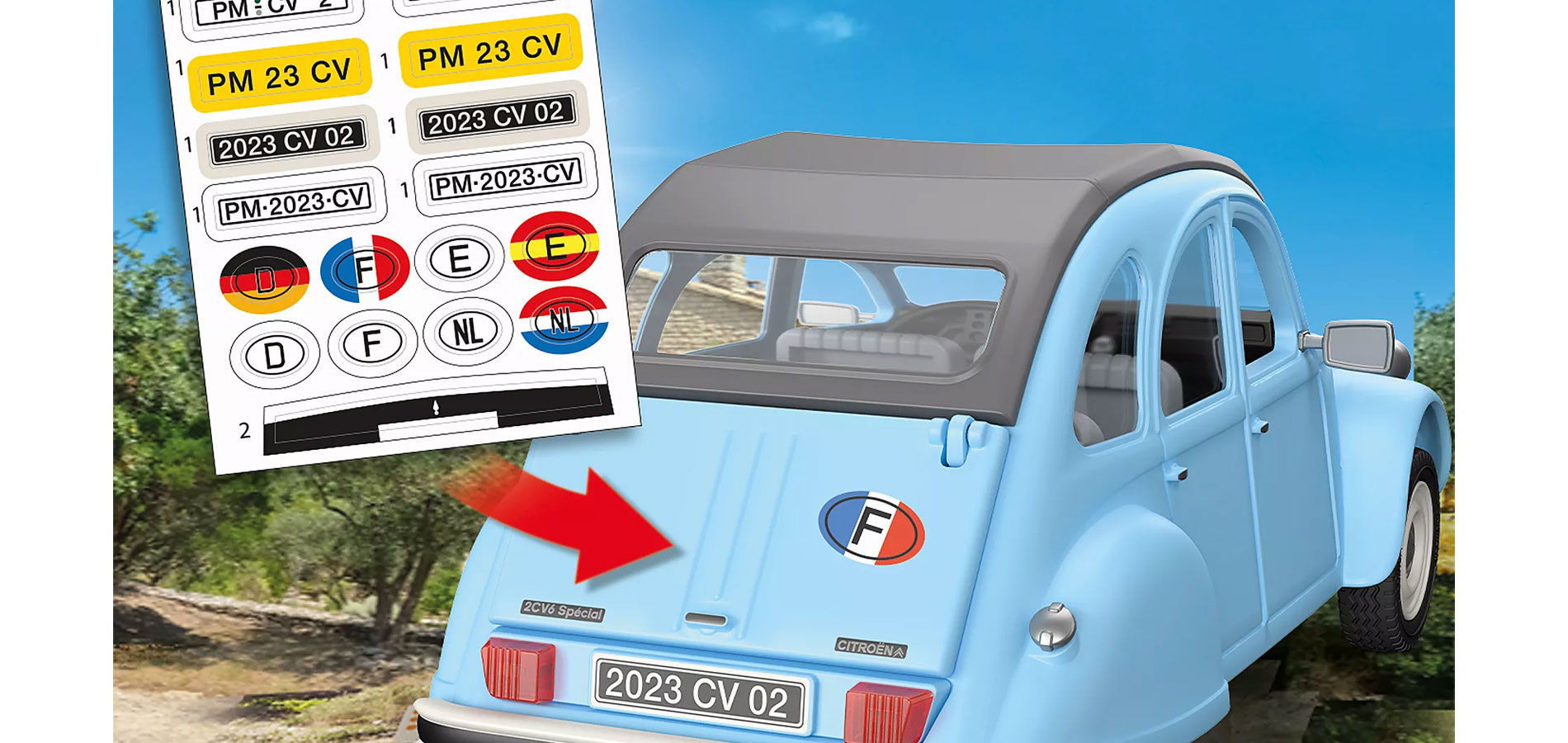 Playmobil predstavlja kultnu klasičnu Citroën 2CV