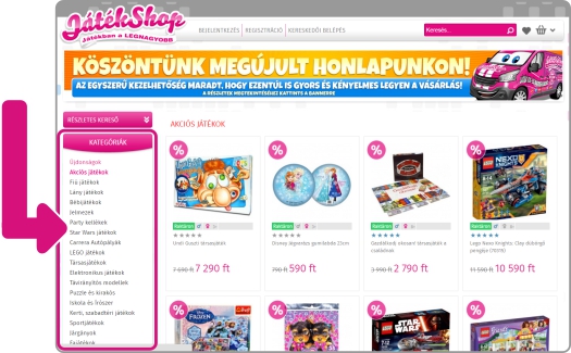 Dobrodošli u obnovljenu JátékShop web trgovinu!
