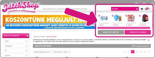Dobrodošli u obnovljenu JátékShop web trgovinu!