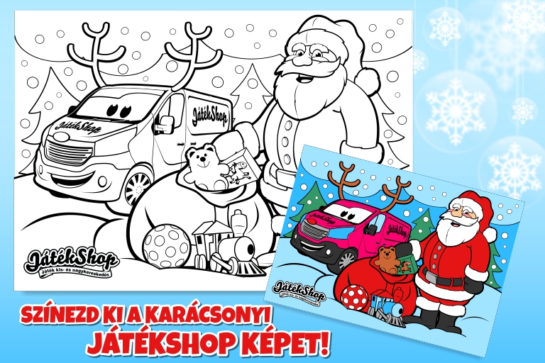 Oboji s Djedicom Mrazom i osvoji JátékShop šalicu!