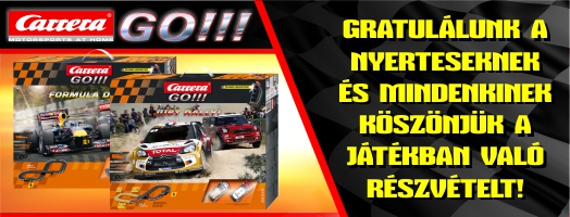 Carrera GO! Facebook nagradna igra rezultati
