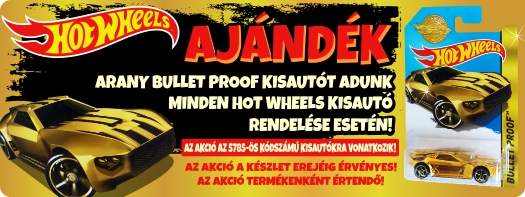 Poklon Hot Wheels Zlatni autić