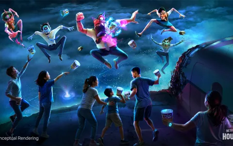 Kuća Netflixa obasjana je zlatom uz interaktivno iskustvo K-Pop Demon Lovaca