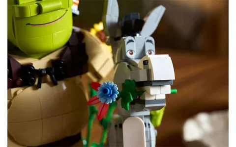 LEGO Ideas Shrek, Donkey i Puss in Boots set