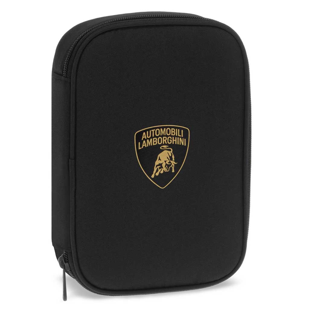 Ars Una: višeslojna pernica s logotipom marke Lamborghini 15,5x22,5x4,5 cm
