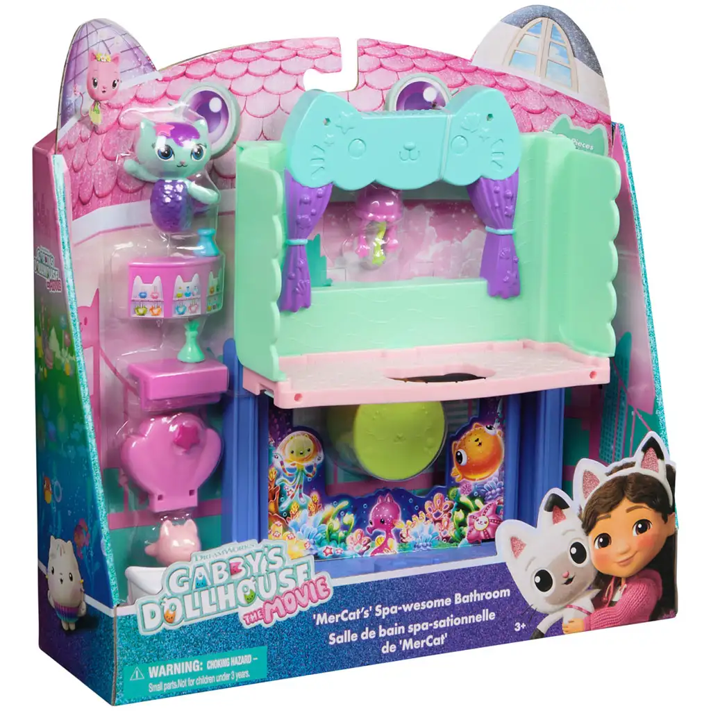Gabino filmsko kazalište za lutke: Sirenina kupaonica igraći set - Spin Master