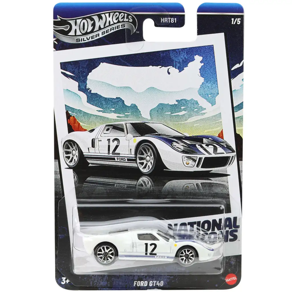 Hot Wheels: Vintage Ford GT40 autić 1/64 - Mattel