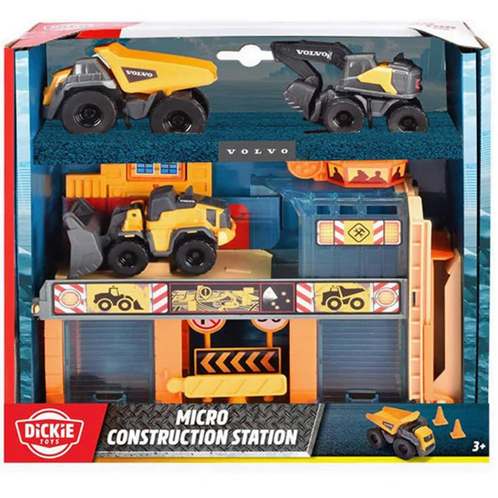 Micro gradilište sa 3 radna stroja - Dickie Toys
