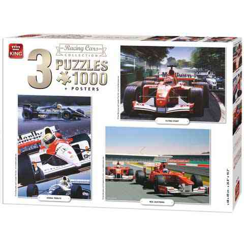Formula 1 puzzle set - 3x1000 - King kupovina IgračkeShop
