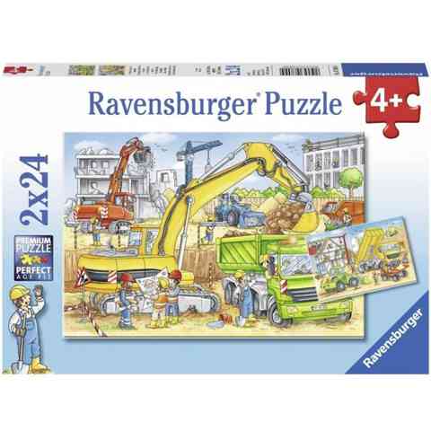 Gradilište puzzle 2x24kom - Ravensburger