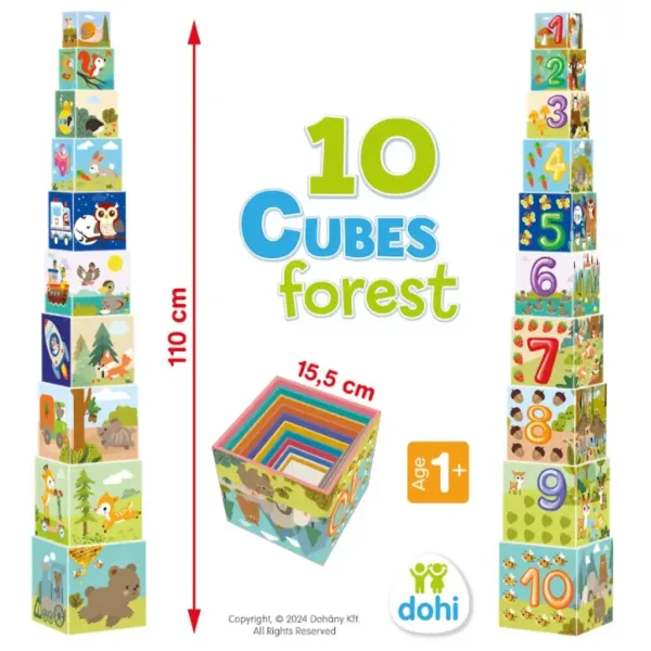 10+Cube Igra s kockama - Šuma slika 3