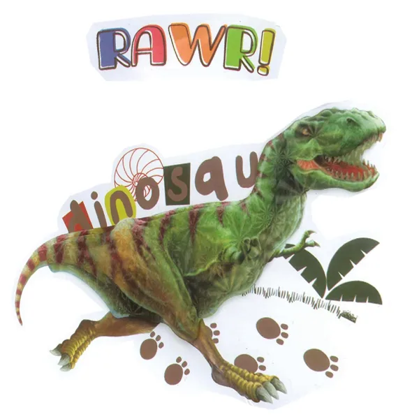3D Svijet dinosaura zidna naljepnica set s posterom slika 4