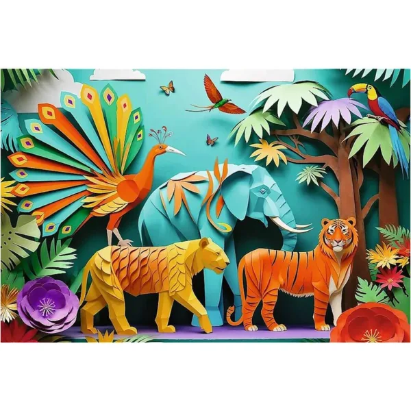 40. obljetnica - Paper Art: Džungla, puzzle od 160 dijelova - Trefl slika 2