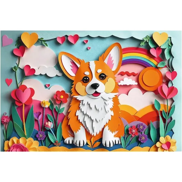 40. obljetnica - Paper Art: Mali pas, slagalica od 160 dijelova - Trefl slika 2