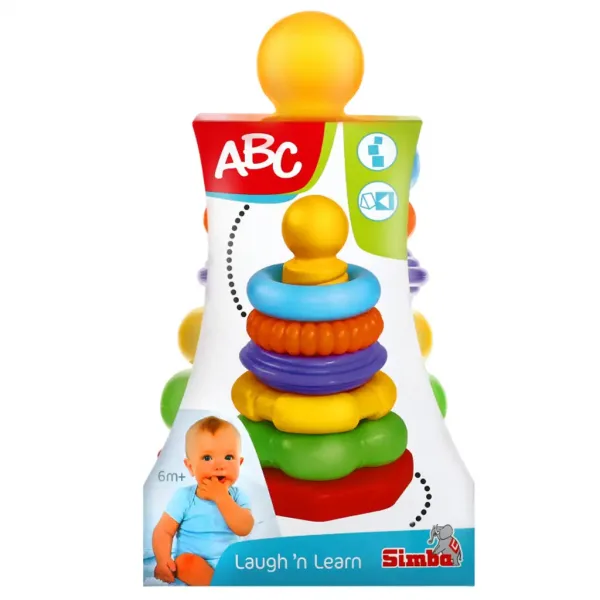 ABC šareni valoviti piramida 25cm - Simba Toys slika 3