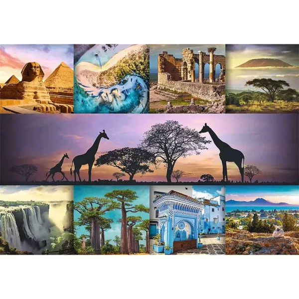 Afrika kolaž puzzle od 1000 dijelova visoke kvalitete - Trefl slika 2