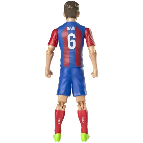 Akcijska figura nogometaša, 20 cm - FC Barcelona, Gavi u dresu s brojem 6 slika 3