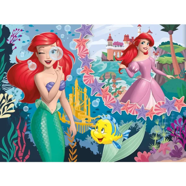Ariel dva svijeta 2 u 1, Eco mini slagalica od 48 dijelova i bojanka 35x25 cm - Lisciani slika 2