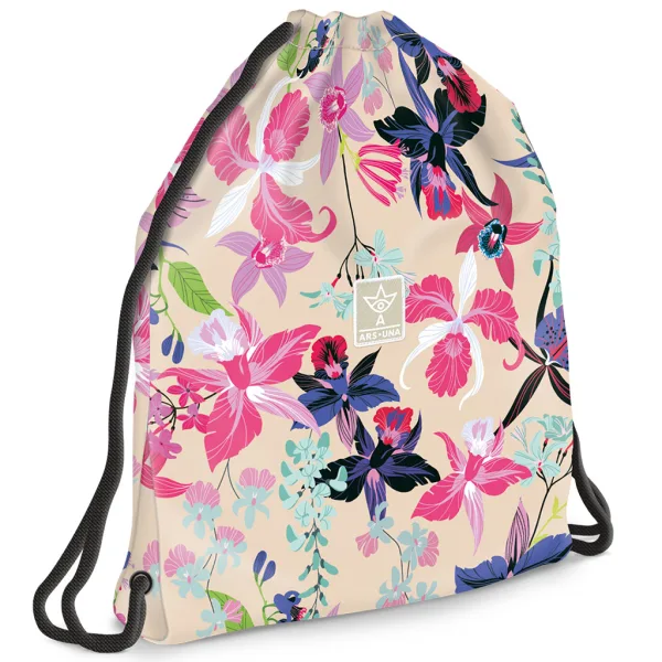 Ars Una: Beach flowers cvjetna torba za tjelesni za tinejdžere, sportska torba 37,5x46 cm slika 1