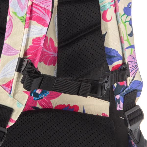 Ars Una: Beach flowers cvjetni ergonomski školski ruksak 33x45x24cm slika 4