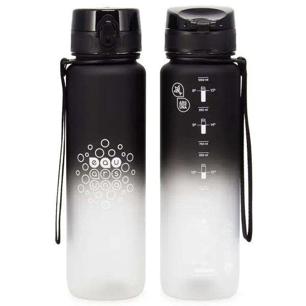 Ars Una: Crno-bijela BPA-free motivacijska boca 1000ml slika 2