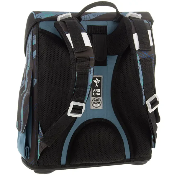 Ars Una: Drone Pro kompaktna ergonomska školska torba s magnetskim zatvaračem, ruksak 33x41x24 cm slika 3
