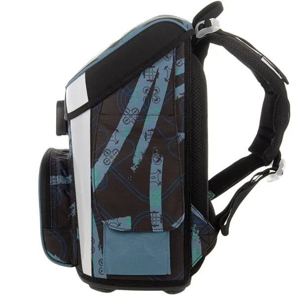 Ars Una: Drone Pro kompaktna ergonomska školska torba s magnetskim zatvaračem, ruksak 33x41x24 cm slika 4