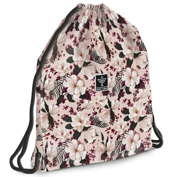 Ars Una: Flowery Pink cvjetna tinejdžerska torba za teretanu, sportska torba 37,5x46cm slika 1