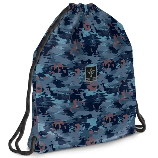 Ars Una: Hyde plava torba s maskirnim uzorkom, sportska torba 37,5x46cm slika 1