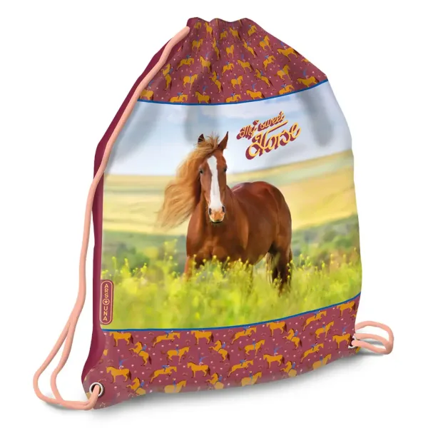 Ars Una: Moja slatka konjska torba za vježbanje, sportska torba 32x42cm slika 1